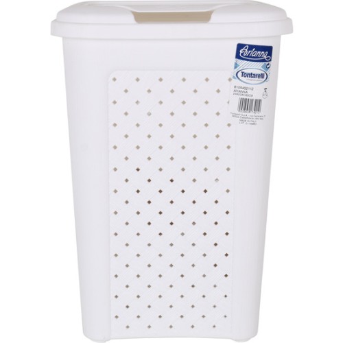 Papelera Baño 10L Arianna Blanco