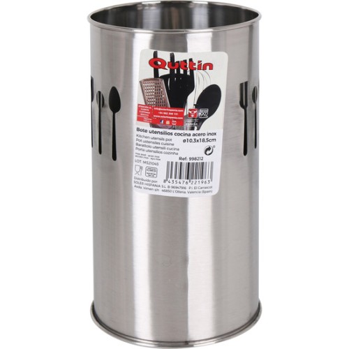 Bote Utensilios Inox 10.3x18.5cm Privilege