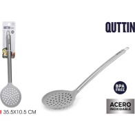 Quttin Stainless Steel Silicone Slotted Spoon