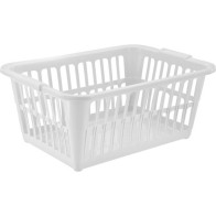 Classic Cream Laundry Basket 35L - 58x41cm