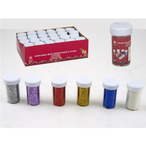 Glitter Bottle 21g Dispenser 6 Colors