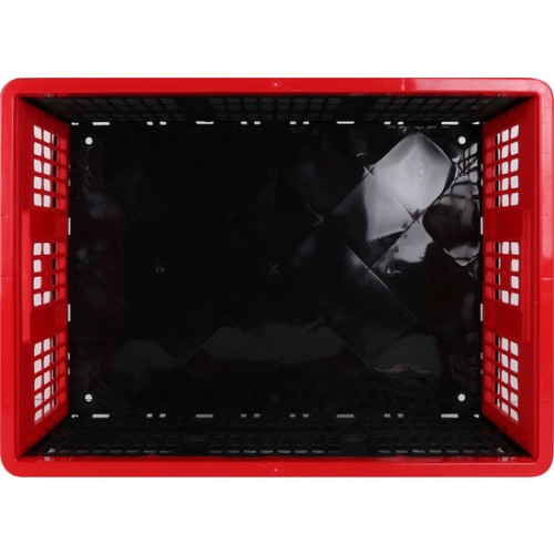 Foldable Storage Box 45l 53x37x27cm Red Voila