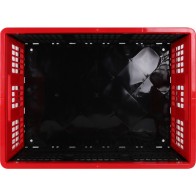 Foldable Storage Box 45l 53x37x27cm Red Voila