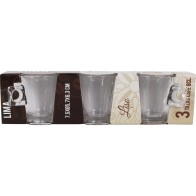 Set of 3 Smooth 8 Cl Coffee Cups
