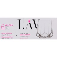 Set de 6 Vasos 400cc Valeria