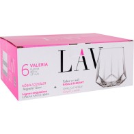 Set de 6 Vasos 400cc Valeria