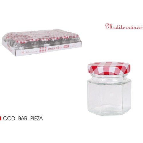 Mediterranean Multi-Purpose Glass Jar 45cc - Versatile Storage