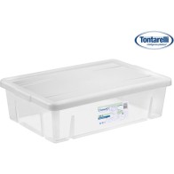 28L Transparent Storage Box with Lid