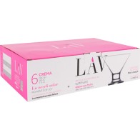 Set de 6 Copas de Helado 190cc Crema