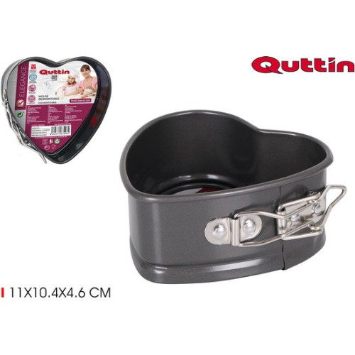 Heart-shaped Oven Mold 11x10.4x4.6cm Quttin