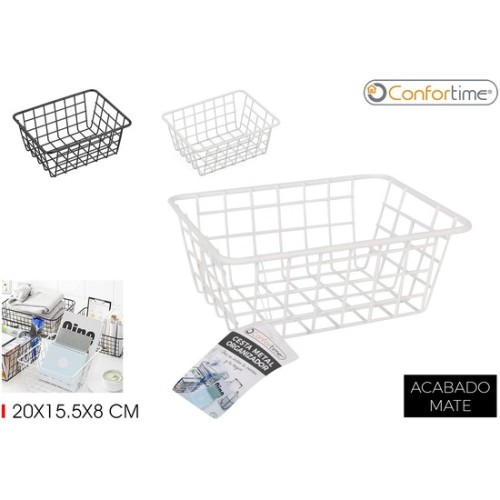Confortime Metal Organizer Basket 20x15.5x8cm