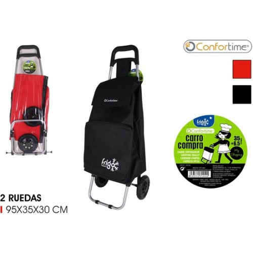 Confortime Shopping Cart 2R Assorted Colors