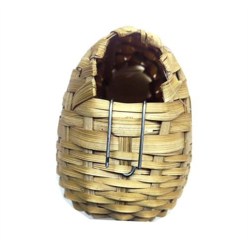 Small Bamboo Exotic Nest 8.5x9x11cm for Birds