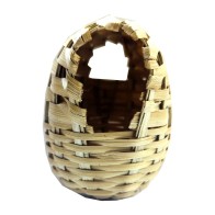 Nido Exotico de Bambu Pequeño 8.5x9x11cm para Aves