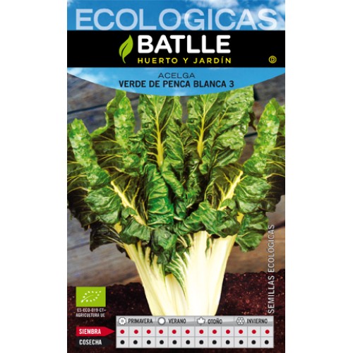 Semillas de Acelga Verde Blanca 25 Gr