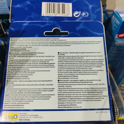Tetratest 6 in 1 Water Parameter Test