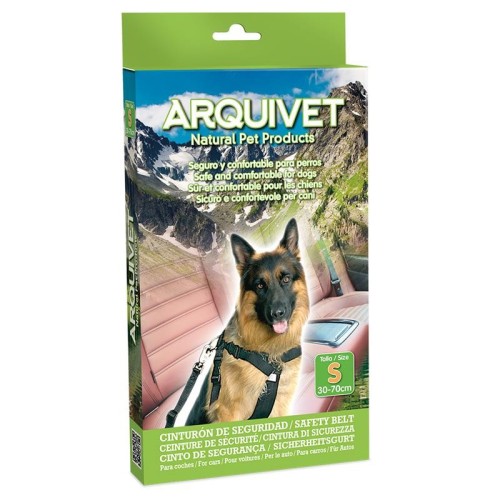 Cinturón de Seguridad para Mascotas T/s 30-70cm Comodidad de Viaje