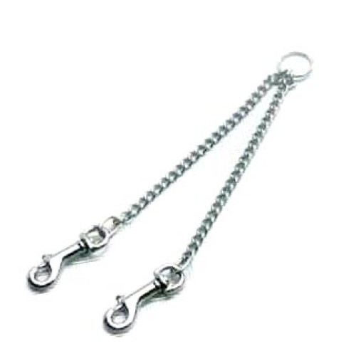 Acople para Dos Perros 45cm Metal