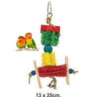 Encantadores Pajaritos con Campana para el Entretenimiento de Mascotas