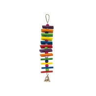 Multicolor Ladder with Bell for Birds