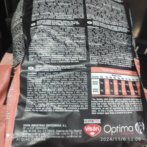Optima Nova Adult Mini Salmón y Patata 800g