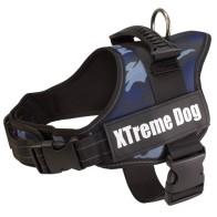 Xtreme Dog Harness Camo Blue M 61-81cm