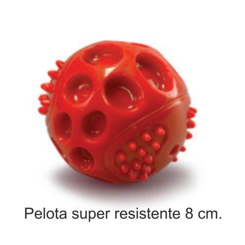 Pelota Roja Super Resistente 8 Cm