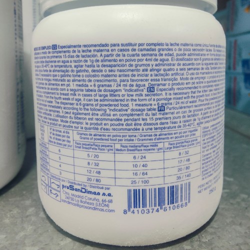 Leche San Dimas Para Gatos 250 Gr. para Gatitos