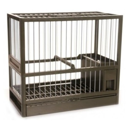 C-1 Cage with Grate and Tray Brown
