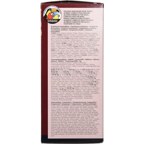 Nutribird P15 Tropical 10 Kg. Versele-laga