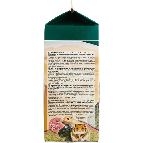 Arena Baño De Chinchillas 1.3 Kg Higiene Premium