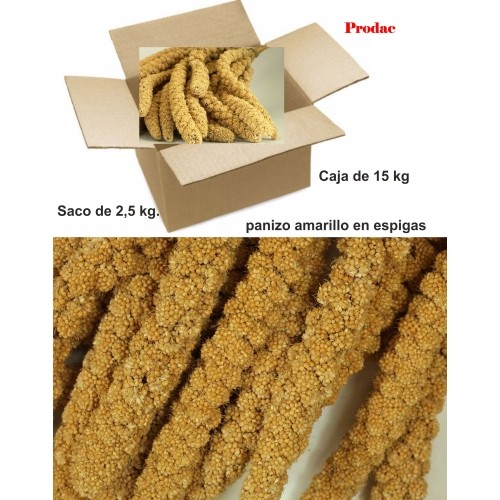 Panizo En Espigas 15 Kg. para Aves