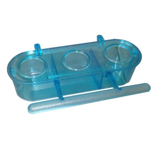 3-Hole Feeder with Stand for Birds