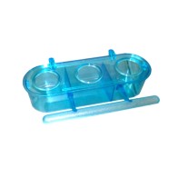 3-Hole Feeder with Stand for Birds