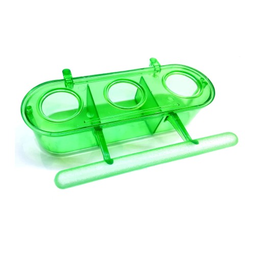 3-Hole Feeder with Stand for Birds