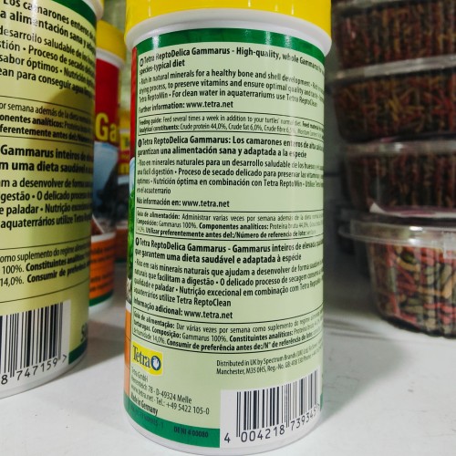 TetraGammarus 250ml Natural Turtle Food