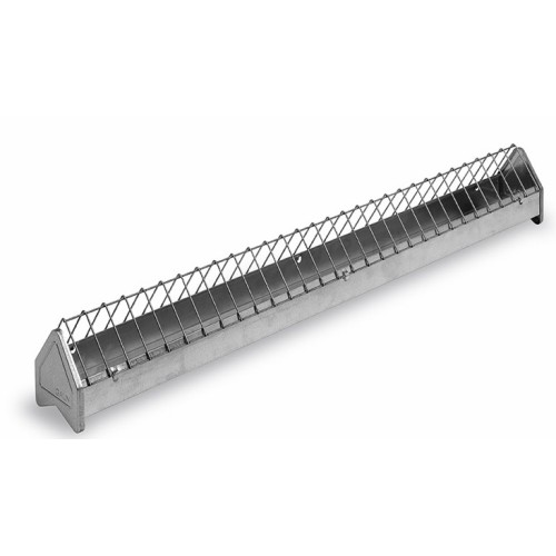 Metal Chick Feeder 1m Narrow Mesh Easy Feeding