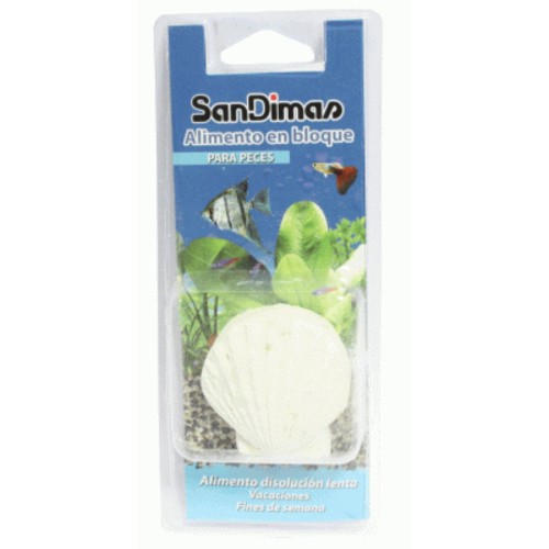 Alimento Peces En Bloque Vacaciones 50g - Ideal para Cuidado de Peces