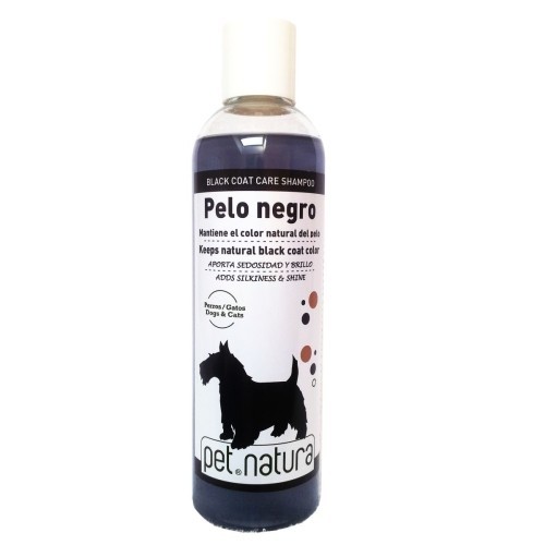 Champú Pelo Negro para Perros 250ml Petnatura