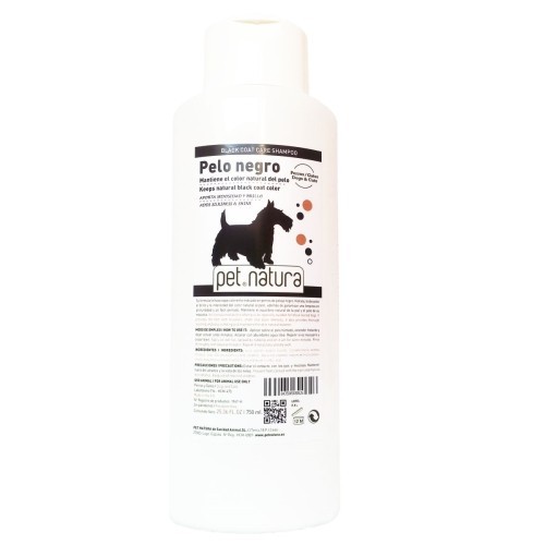 Champú Pelo Negro para Perros 250ml Petnatura