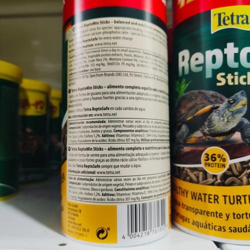 Tetrareptomin Alimento Completo para Tortugas Acuáticas 1 Lt.