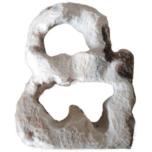 Rock with Two Holes for Pet Habitat