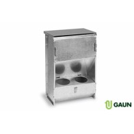 2-Hole Quail Feeder - Efficient Feeding Solution