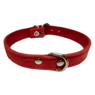 Collar Piel Labrado 12x300mm Azul