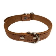Collar Piel Labrado 15x350 Rojo