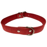 Collar Piel Labrado 15x350 Rojo