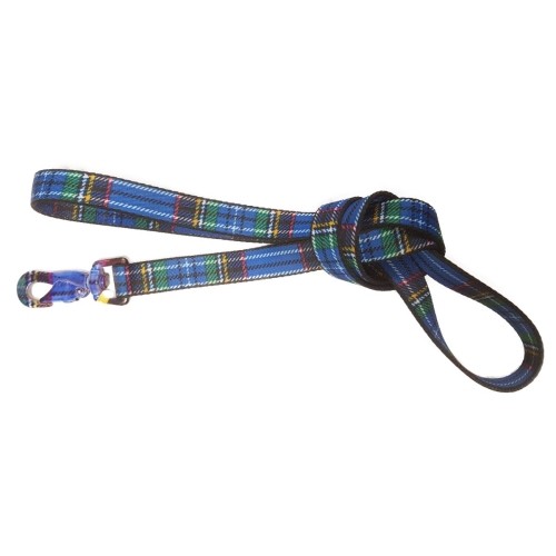 Red Check Nylon Leash 19x1050