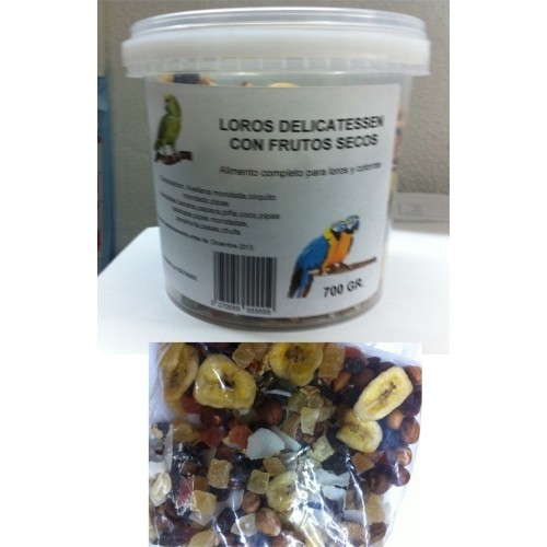 Prodac Fruits Delicacies for Parrots 700g
