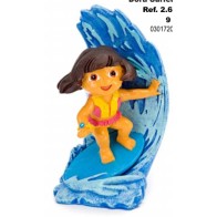 Figura Dora Surfeando 9 Cm.
