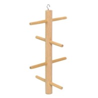 Vertical Wooden Perch for Birds 15x20 cm